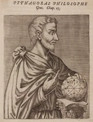 Pythagore, philosophe et mathématicien grec, 6e siècle av. J.-C.
