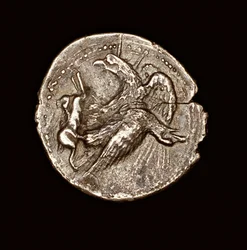 Rare pièce grecque antique, tétradrachme d