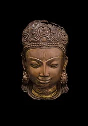 Masque repoussé de Shiva, c.11e siècle