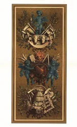 Panneaux muraux rococo au Louvre, Paris
