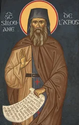Saint Silouane. Église orthodoxe Saint-Antoine-le-Grand, Saint-Laurent-en-Royans, France