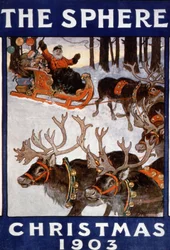 Père Noël et ses rennes