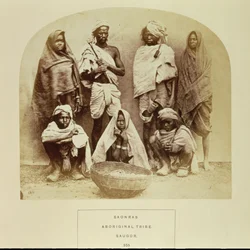 Saonras, une tribu aborigène de Saugor, Inde centrale, n° 355 de 
