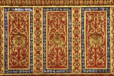 Sculpture. Temple de marbre. Wat Benchamabophit Dusitvanaram Ratchaworawiharn. 1899