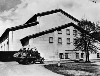 Seconde Guerre mondiale (1939-1945) : Oberammergau (Allemagne) 29 avril