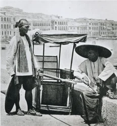 Chaise à porteurs à Hong Kong