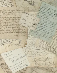 Sélection de lettres autographes