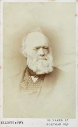 Sir Charles Lyell, géologue anglais, vers 1865-1875