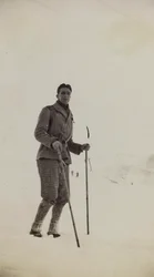 Skieur à Abetone