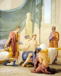 Socrate enseignant le jeune Alcibiade