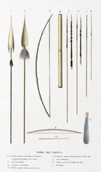 Lances, arcs et flèches de 