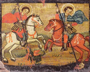 Saint Georges et Saint Démétrios, grec (provincial)
