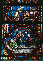 Vitrail de la cathédrale Notre-Dame de Tournai, Belgique