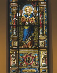 Vitrail de Saint Pierre, Stockholm, Suède