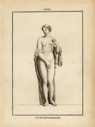 Statue de Vénus Victrix, déesse romaine de l