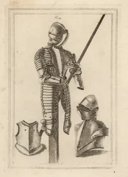 Armure de joute avec grande garde et repose-lance de la Tour de Londres