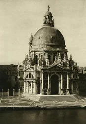 La Basilique de Santa Maria della Salute à la fin du Grand Canal. Venise Photographie par Wilhelm Bode