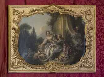 Le Pasteur galant ou la Guirlande. Chambre de parade de la princesse. Hôtel de Soubise, Paris