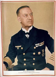 Le Grand Amiral Raeder (1876-1960) Commandant en chef des Marines, de la revue 