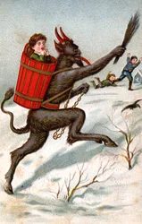 Le Krampus, c.1910 (carte postale)