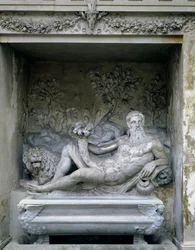 Le Nymphée, détail d