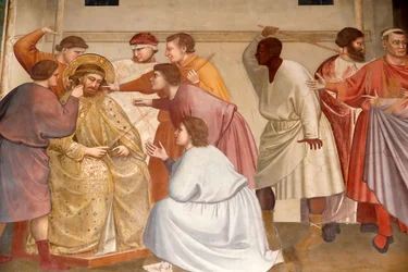 La chapelle Scrovegni. Fresque de Giotto