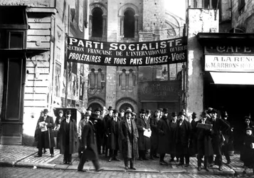 Le Congrès Socialiste à Tours, France, 25-30 décembre