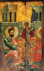 La Vierge Marie avec ses parents