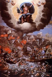 La bataille de Lépante (1571), peinture