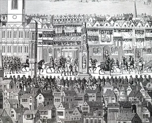 Le cortège du couronnement du roi Édouard VI.