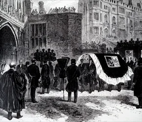 Les funérailles de Henry John Temple, 3e vicomte Palmerston