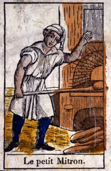 Le petit garçon boulanger, vers 1850