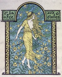 La fée étoile, vers 1900 (illustration)