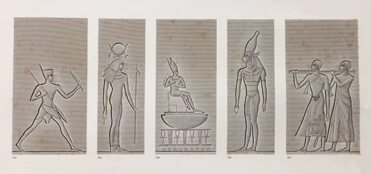 Thèbes, Karnak (gros plan)