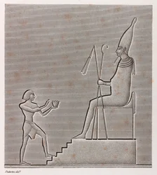 Thèbes, Karnak (détail)