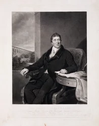 Thomas Telford, ingénieur civil écossais, vers 1810