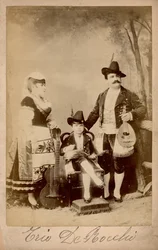 Trio De Bocchi, Lombardie, c.1880 (photo n/b)