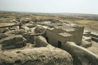 Turkménistan. Ruines de Nisa. Liste du patrimoine mondial de l