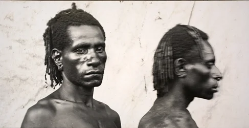 Deux hommes, Papouasie-Nouvelle-Guinée