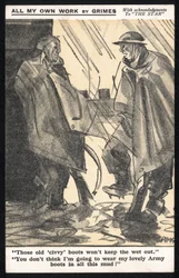 Royaume-Uni : Une carte postale humoristique produite pendant la Seconde Guerre mondiale par Raphael Tuck & Sons Ltd