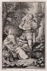 Scène de genre sans titre, Paris 1766