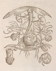 Utérus montrant l
