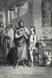 Valentinien II reconnu empereur romain par Gratien (375). 1888
