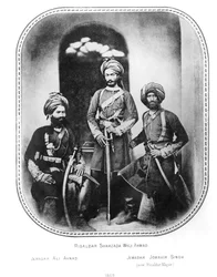 Officiers de cavalerie indienne commissionnés par le vice-roi