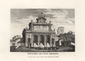 Vue de la Fontana dell