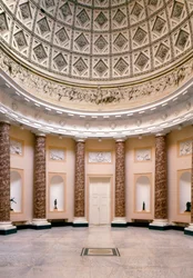 Vue du Salon de Marbre, Maison Stowe, Buckinghamshire, construit 1777-1780