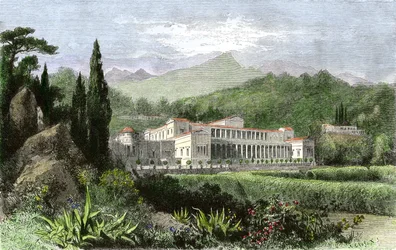 Villa de Pline le Jeune (en latin Caius Plinius Caecilius Secundus, 61-114), écrivain et politicien romain, Rome antique