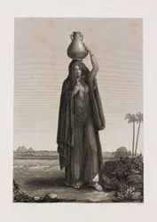 Femme portant une cruche