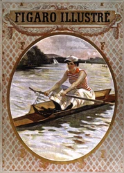 Femme ramant