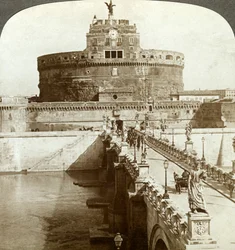 Pont et château Saint-Ange, Rome, Italie